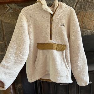 North face hooded Sherpa